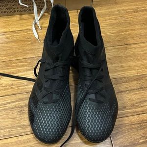 Black soccer cleats